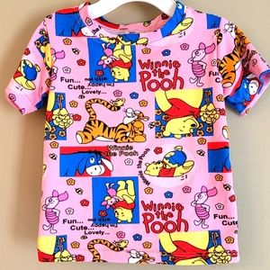 Disney character soft short sleeved tee shirt